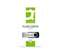 QCONNECT 4GB USB Flash Drive White