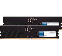 Memorycity Lot de 2 barrettes de mémoire vive DIMM DDR5 4800 MHz PC5-38400 288 broches Compatible avec PC de bureau/cartes mères 32 Go (2 x 16 Go)