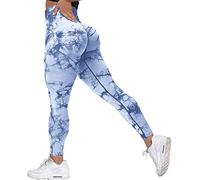 Memoryee Leggings de Sport Femme Anti Cellulite Push Up Taille Haute Butt Lift Elastique Pantalon de Compression Sport Yoga