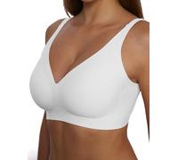 Memoryee Soutiens Gorge Jelly pour Femmes Plongeant Push Up sans Couture sans Armature Rembourré Confortable Maintien Bralettes T Shirt