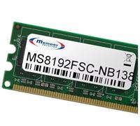 Memorysolution Memory Solution MS8192FSC-NB138 Speichermodul 8 Go 1 x 8 Go (MS8192FSC-NB138) Marque
