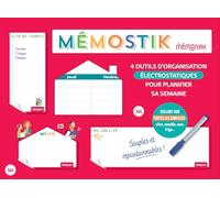 Mémostik by Mémoniak - 4 outils stickers électrostatiques pour organiser le quotidien