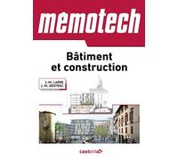 Mémotech Bâtiment et construction (2015) Bac Pro - BTS - DUT - Écoles d'ingénieurs - JEAN MARIE LARRE - Casteilla - broché - Scolaire / Universitaire