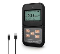 Memows Compteur Geiger Détecteur de Rayonnement Nucléaire Compteur Geiger Radioactivité Dosimètre Rayonnement Nucléaire Moniteur Beta Gamma Rayons X Détecteur de Radiations Nucléaires avec écran LCD