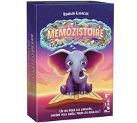 Mémozistoire - Jeu de société enfant 6 ans et plus dès 2 joueurs | Mémoire & créativité | Invente des histoires | Fous rires, ambiance | Parfait en famille | 190 cartes | Conçu en France | Idée cadeau
