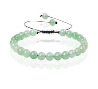 Memphis Bracelet No.2 Pierre Naturelle Femme - 6mm Aventurine Verte