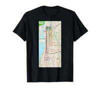 Memphis Lines City Art Souvenir des États-Unis T-Shirt