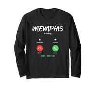 Memphis m'appelle et Je Dois Voyager dans Le Tennessee Manche Longue