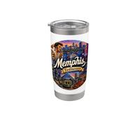 Memphis, Tennessee, États-Unis, TN m, fleuve Mississippi, Peabody Gobelet isotherme en acier inoxydable double paroi