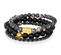 Memphis TRIO Ensemble de bracelets pour homme « Billy The Kids » - 21 cm