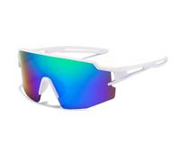 MEMSJIUWEN Lunettes de vélo, lunettes de soleil pour hommes et femmes, protection uv400, lunettes de soleil pour moto, course à pied, ski, baseball, pêche, beach volley (I Couleur 1 PCS)
