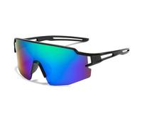 MEMSJIUWEN Lunettes de vélo, lunettes de soleil pour hommes et femmes, protection uv400, lunettes de soleil pour moto, course à pied, ski, baseball, pêche, beach volley (H Couleur 1 PCS)