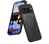 memumi Coque magnétique pour Google Pixel 9/9 Pro, [Compatible avec Mag-Safe] Coque Mat translucide, étui Anti-Empreintes digitales pour Google 9 Pro