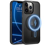 memumi Coque magnétique pour iPhone 12/12 Pro, [Compatible avec Mag Safe] Coque Mat translucide, étui Anti-Empreintes digitales et résistant aux Rayures pour iPhone 12/12 Pro