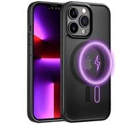 memumi Coque magnétique pour iPhone 13 Pro Max [Compatible avec Mag Safe] Dos Mat translucide avec Bord en TPU Souple, étui Anti-Empreintes digitales et résistant aux Rayures pour 13 Pro Max