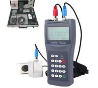 Memykoy Débitmètre à ultrasons, TDS-100H, débitmètre Portable, Interface RS232, testeur de Vitesse pour Eau du Robinet, Chauffage et Conservation de l'eau M2(DN50-DN700)