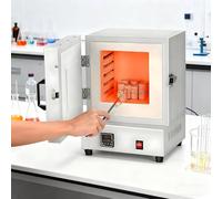 Memykoy Four à moufle de Laboratoire 1150℃, Four numérique en Fibre céramique 2000W pour Les procédés de décongélation, de Traitement Thermique et de déparaffinage des moules en plâtre pour Bijoux