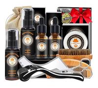 Men' s Beard Care Kit, Original Gift Idea for Dad Brother Lui Husband Son Boyfriend, Complete Beard Care Kit 1 SOIN AVANT RASAGE