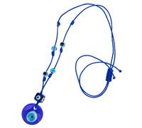 Men' Adjustable Evil Pendant Necklace Eye Neck Jewelry for Protection and Unique Clavicle Chain Accessory