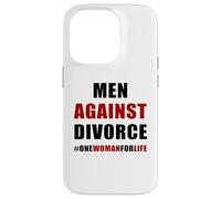 Men Against Divorce - Conservative Men's Pro-Marriage Quote Coque pour iPhone 14 Pro