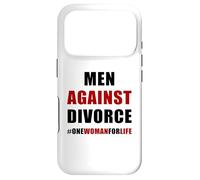 Men Against Divorce - Conservative Men's Pro-Marriage Quote Coque pour iPhone 17 Pro