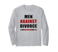 Men Against Divorce - Conservative Men's Pro-Marriage Quote Manche Longue