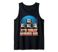 Men Boys Kids Funny PC Gamer Vintage WASD It's What Moves Me Débardeur