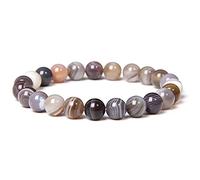 Men Bracelets Natural Energy Tiger Eye Polished 8 mm Lapis lazuli Beads Bangle Elastic Women