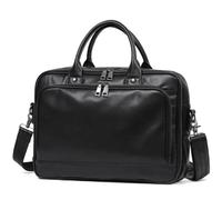 Men Business Official Handbag Briefcase Travel Shoulder Bags Laptop Messenger Retro Leather Tote Bag