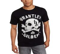 Men Cotton Short Sleeve T Shirt Brantley Gilbert Skull Black Mens T Shirt Summer Fashion Style Size XL