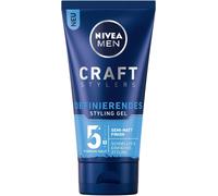 Men Craft Stylers Defining Styling Hair Gel With Semi-Matte Finish,Quick And Easy Styling With Strong Hold,1 Count (1 X 150ml)