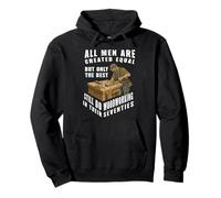 Men Created Equal Woodworking Dad Seventies 70th Birthday Sweat à Capuche