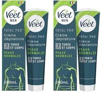Men - Crème Dépilatoire Homme - Peaux Normales - 200 Ml (Lot De 2)[Z109]