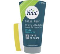 Men Crème Dépilatoire Homme sous La Douche PeauxSensibles 150 ML