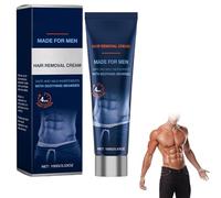 Men Crème dépilatoire pour barbe pour homme, crème d'épilation permanente, crème dépilatoire naturelle douce sans pa_inless - Convient pour le visage, les jambes (A)