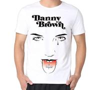 Men Danny Brown Scoop Neck T Shirts Size S