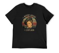 Men Downton Abbey Violet Crawley T Shirt Dowager Maggie England London Smith Cotton Short Sleeve Tees T-Shirt Black L