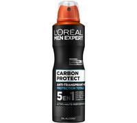 L'Oréal Men Expert Carbon Protect Anti-Transparent Ice Fresh Spray 5-en-1 Homme Lot de 3