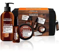 Men Expert BarberClub Trousse Barbe + Visage + Cheveux pour Homme Nettoyant 3-en-1 + Huile Barbe Longue + Crème Coiffante À l'Huile