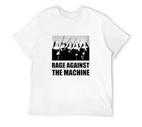 Men Fashion Shirt Printed T Shirt Rage Against Machine Nuns with Guns T Shirt Mens Short Sleeve Shirt Size XXL