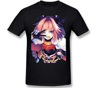 Men Fate Stay Night Emiya Saber Gilgamesh Anime T-Shirts Funny Tops Astolfo Pure Cotton Tees Harajuku Tshirt L