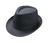 Men Fedora Trilby Straw Hat Womens Mens British Classic Panama Jazz Hats Summer Beach UV Protection Sun Visor Hat Men Short Brim Cowboy Cap for Church Party Travel Wedding