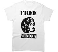 Men Free Cotton Winona Tee Graphic Cool Outfit T-Shirt Birthday Father's Day(3X-Large)