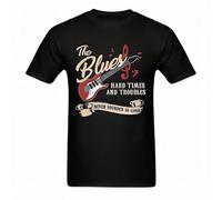 Men Funny T Shirt Fashion Tshirt The Blues Music Hard Times and Troubles Never Sounded So Good