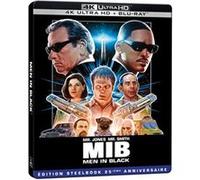 Men In Black 25éme Anniversaire Édition Limitée Steelbook Blu-ray 4K Ultra HD C