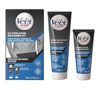 Veet Kit d'épilation Parties intimes Zones sensibles – Crème dépilatoire 100 ml & Baume 50 ml