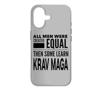 Men Learn Krav MAGA Israël Self Defense Fighter Statement Coque pour iPhone 17