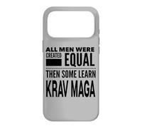 Men Learn Krav MAGA Israël Self Defense Fighter Statement Coque pour iPhone 17 Pro Max