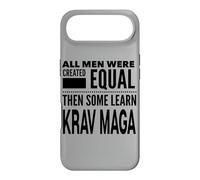 Men Learn Krav MAGA Israël Self Defense Fighter Statement Coque pour iPhone Air