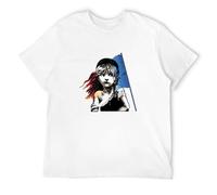 Men Les Miserables Valjean Historical Period Musical Film Comfortable T-Shirt Les Mis Pure Cotton Tees Harajuku Tshirt T-Shirt Whites